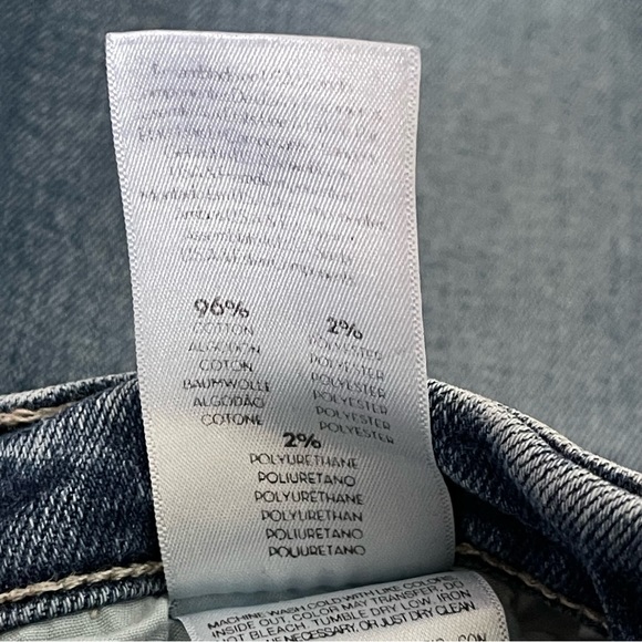 Mother The Mid Rise Dazzler Ankle Slim Straight Jean Whiplash Med Blue Wash 27 - Picture 13 of 16